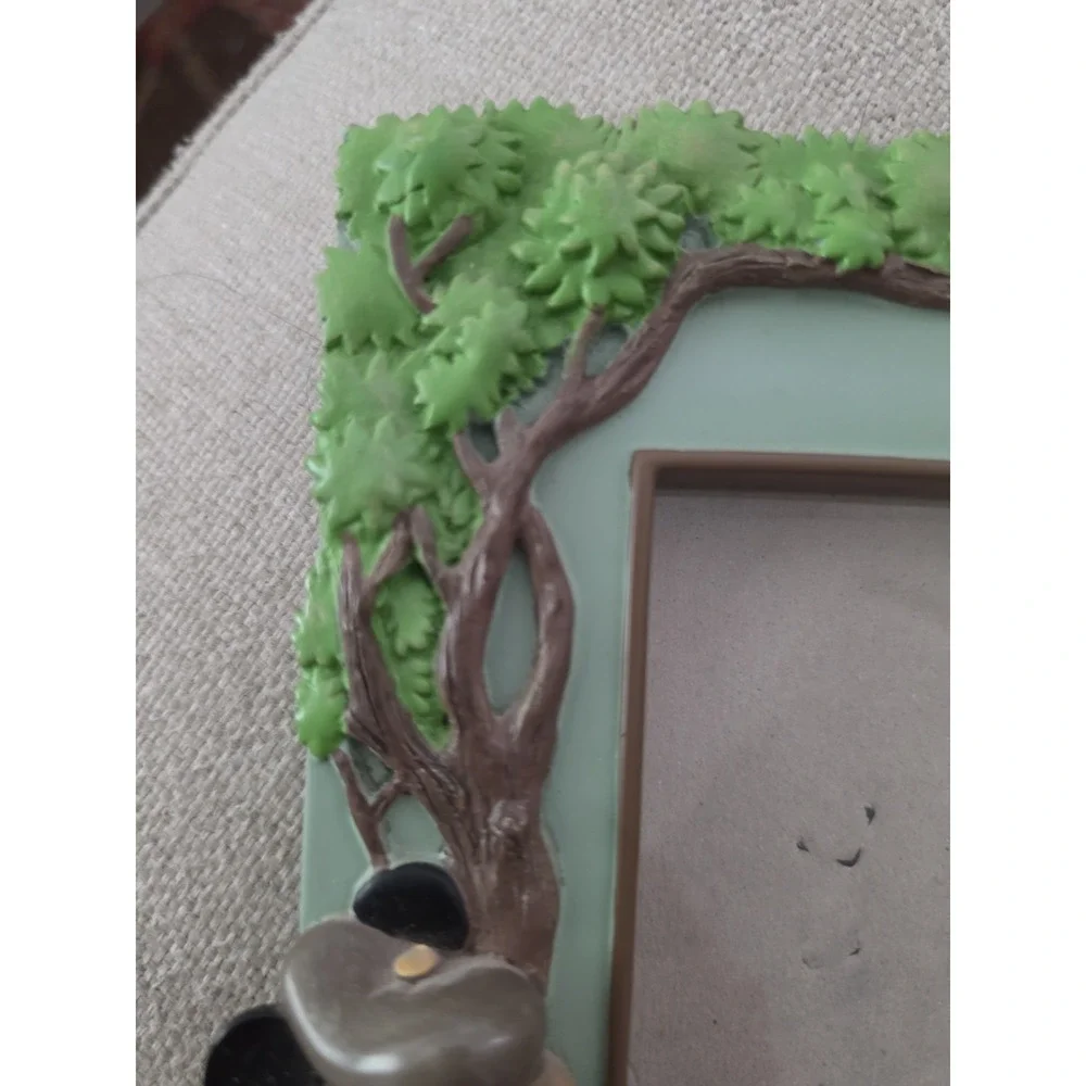 VTG Disney Parks Mickey Mouse All-Century Golf 3D Resin Picture Frame Retro 1930